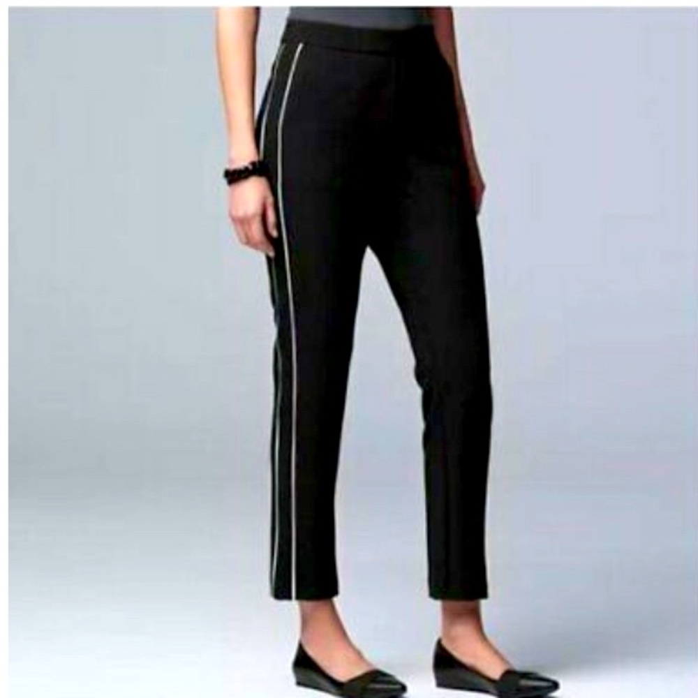 LAST CHANCE - Simply Vera Stripe Trouser Dull Shape Shifter Pant
